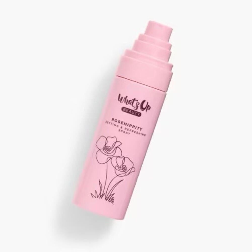 NEW! What's Up Beauty Rosehippity Dewy Setting & Refreshing Spray Vegan 2.7 oz